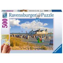 PROMO Puzzle 500el Leżaki w Ahlbeck 136520 RAVENSBURGER (RAP 136520) - 1