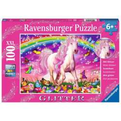 Puzzle 100el XXL z brokatem Jednorożec 139279 RAVENSBURGER p6 (RAP 139279)