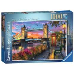 Puzzle 1000 elementów Zachód słońca nad Tower Bridge (GXP-843472) - 1