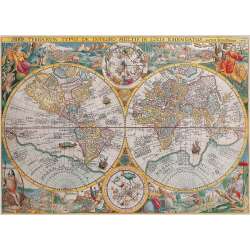 RAVENSBURGER 1500el. HISTORYCZNA MAPA ŚWIATA (163816) - 2