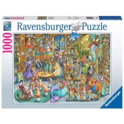 Puzzle 1000el Północ w bibliotece 164554 RAVENSBURGER (RAP 164554) - 1