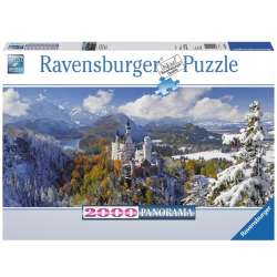Puzzle 2000 Zamek Neuschwanstein Panorama (GXP-765386) - 1