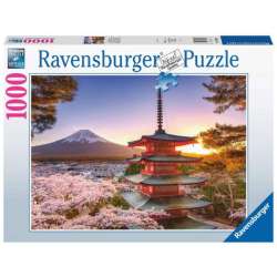 Puzzle 1000el Fudżi i kwitnąca wiśnia 170906 Ravensburger (RAP 170906)