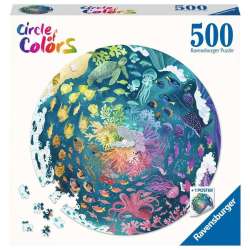 Puzzle 500el koło Circle of Colors Paleta kolorów Ocean 171705 RAVENSBURGER (RAP 171705) - 1