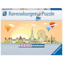 Puzzle 1000 elementów Panoramiczne Paryż (GXP-884343) - 1