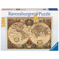 Puzzle 5000 elementów Dawna mapa świata (GXP-765025) - 1