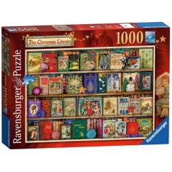 Puzzle 1000 elementów Świąteczna biblioteczka (GXP-837095)