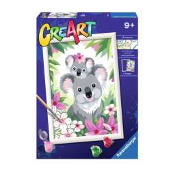 Malowanka CreArt dla dzieci: Słodkie koale RAVENSBURGER malowanie po numerach (200504)