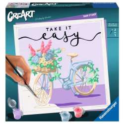 Malowanka CreArt dla dzieci: Take it easy RAVENSBURGER malowanie po numerach (200993)