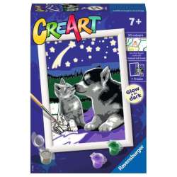 Malowanka CreArt dla dzieci: Przyjaciele na zawsze RAVENSBURGER malowanie po numerach (202126)