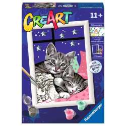 Malowanka CreArt dla dzieci: Słodkie kociaki RAVENSBURGER malowanie po numerach (202133)