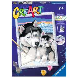 Malowanka CreArt dla dzieci Husky (GXP-843516) - 1