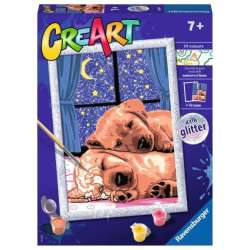 Malowanka CreArt dla dzieci Śpiące psiaki (GXP-843517) - 1