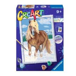 Malowanka CreArt dla dzieci: Królewski koń RAVENSBURGER malowanie po numerach (289400) - 1