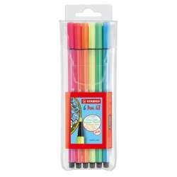 Flamastry STABILO Pen 68 neon etui 6 szt (6806-1) - 1