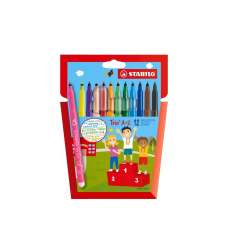 Flamastry STABILO Trio A-Z etui kartonowe 12 szt. (378/1-12-01)