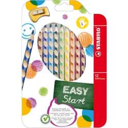 Kredki drewniane STABILO EASYcolors L etui z zawieszką 12 szt. (331/12) - 1