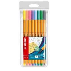 Cienkopis STABILO point 88 pastel etui 8 szt. (88/8-01) - 1