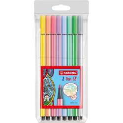 Flamastry STABILO Pen 68 pastel etui 8 szt. (68/8-01) - 1