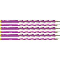 Ołówek EasyGraph S HB LR róż (6szt) STABILO - 1