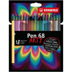 Flamastry STABILO Pen 68 etui 18 szt. ARTY (6818-1-20) - 1