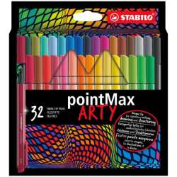 Cienkopis STABILO pointMAX etui kartonowe 32 szt. ARTY (488/32-1-20) - 1