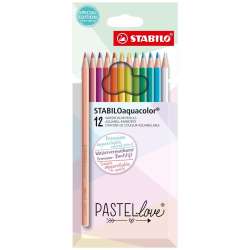 Kredki STABILO PastelLove 12 kolorów (1612/7) - 1