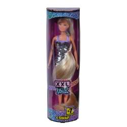 Lalka Steffi długowłosa XXL Hair w sukience z cekinami Simba (105733525)