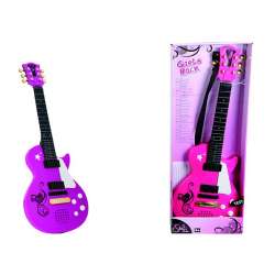 SIMBA GITARA ROCKOWA RÓŻOWA Z METALOWYMI STRUNAMI (GXP-512228) - 1