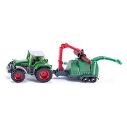SIKU 1675 Traktor z rębakiem do drewna (S1675) - 2