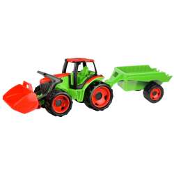 Pojazd Traktor z łyżką i przyczepą czerwono-zielony (GXP-855040) - 1