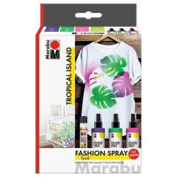 Farby do tkanin w spreju Tropical Island 4el