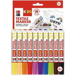 Markery do tkanin Kids 10 kolorów