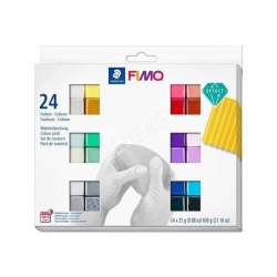 Zestaw Fimo effect 24 kostki x 25g STAEDTLER