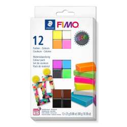 Zestaw Fimo Neon 12 kostek x 25g - 1