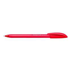 Długopis jednorazowy trójkątny czerwony (10szt)