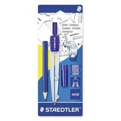 Cyrkiel szkolny+grafity+ołówek STAEDTLER - 1