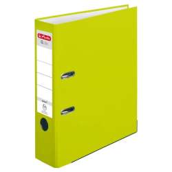 Segregator A4 8cm PP zielony neon Q file - 1