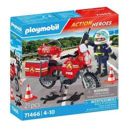 Zestaw z figurką Action Heroes 71466 Motocykl straży pożarnej na miejscu wypadku (GXP-913698) - 1