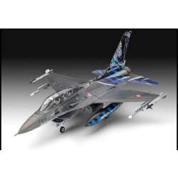 Samolot do sklejania 1:72 63844 F-16D Fighting Falcon Revell + 4 farbki, pędzelek, klej (REV-63844) - 1