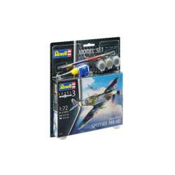 Samolot do sklejania 1:72 63897 Spitfire Mk.Vb Revell + 3 farbki, pędzelek, klej (REV-63897)