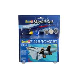 Model samolotu do sklejania 1:144 64021 F-14A Tomcat Revell +3 farbki, pędzelek, klej (REV-64021) - 1