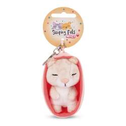 NICI 48840 Brelok pluszowy Sleeping Pets kot 8cm w cętki (48840 NICI) - 1