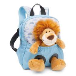 NICI 49848 Plecak 21x26cm niebieski + maskotka Lew 25cm (49848 NICI) - 1