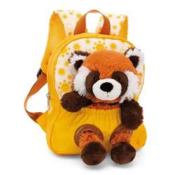NICI 49854 Plecak 21x26cm żółty + maskotka Panda czerwona 25cm (49854 NICI) - 1