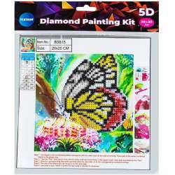 Diamentowa mozaika 5D - Butterfly 20x20 80865 - 1