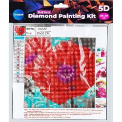 Diamentowa mozaika pełna - Flower 20x20 80872