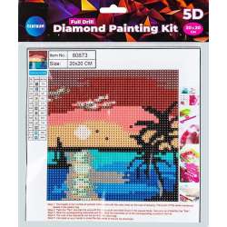Diamentowa mozaika pełna - Beach 20x20 80873 - 1