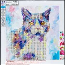Diamentowa mozaika 5D - Cat 30x30 80880 - 1