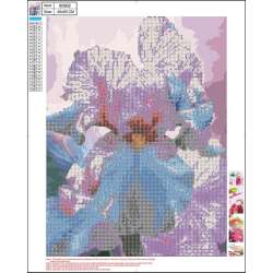 Diamentowa mozaika 5D - Flower 40x50 80902